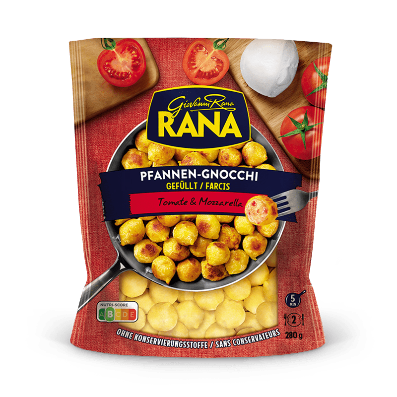 RANA Gnocchi ziemniaczane (świeże) z pomidorami i mozarellą - na patelnię
