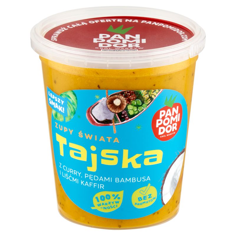 PAN POMIDOR Tajska z curry pędami bambusa i liśćmi kaffir ZUPY ŚWIATA frisco.pl