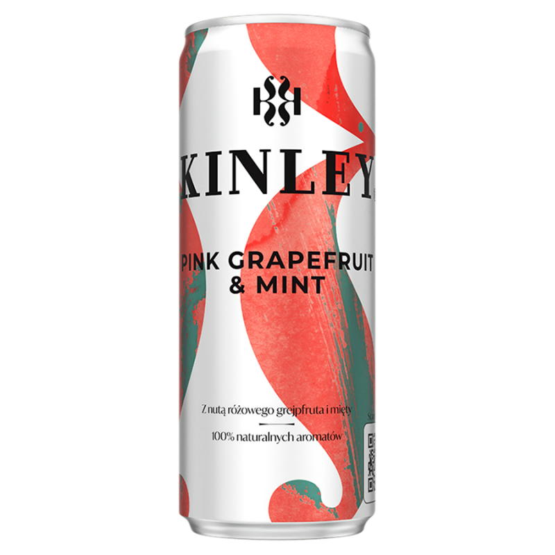 KINLEY Napój gazowany o smaku Pink Grapefruit & Mint frisco.pl