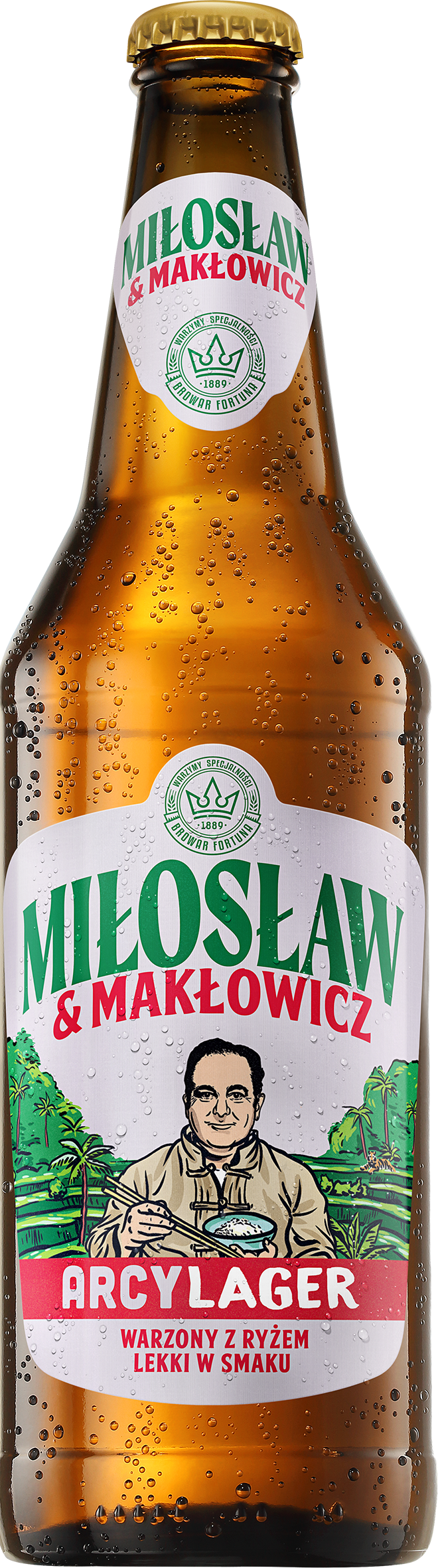 MIŁOSŁAW Makłowicz Arcylager Piwo (butelka bezzwrotna)