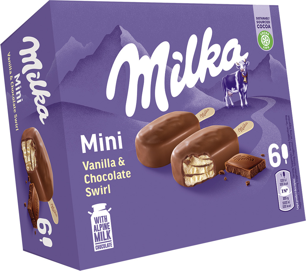 MILKA Lody mini 6szt.