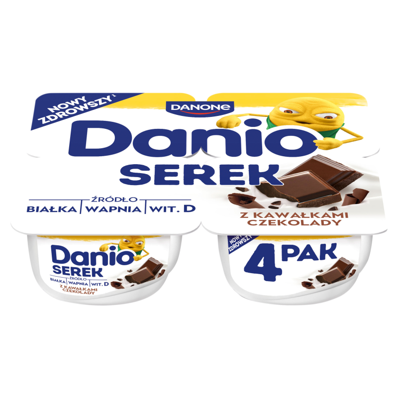 DANIO Serek homogenizowany z czekoladą (4 x130g) frisco.pl