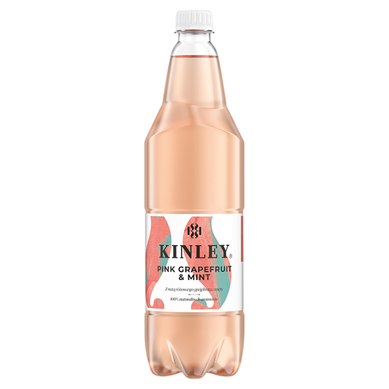KINLEY Napój gazowany o smaku Pink Grapefruit & Mint