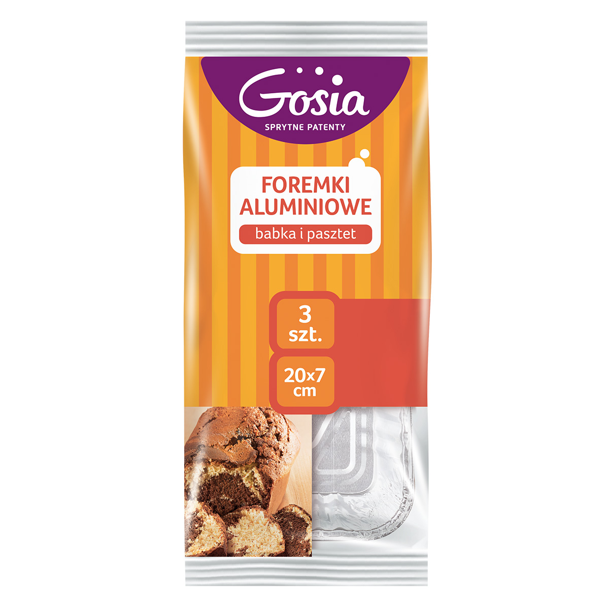 GOSIA Foremki aluminiowe (babka i pasztet) 3 szt. frisco.pl