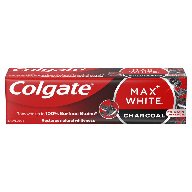COLGATE Max White Pasta do zębów Charcoal frisco.pl
