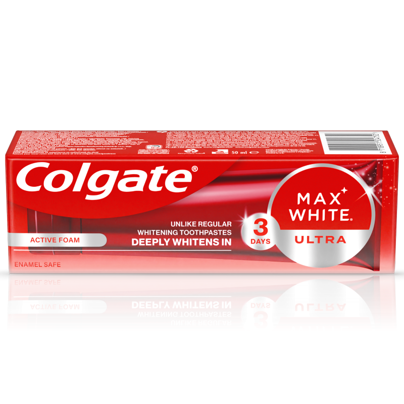 COLGATE Max White Ultra Wybielająca pasta do zębów Active Foam frisco.pl