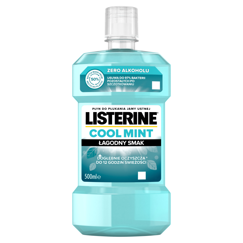LISTERINE COOL MINT Płyn do płukania jamy ustnej Łagodny Smak frisco.pl