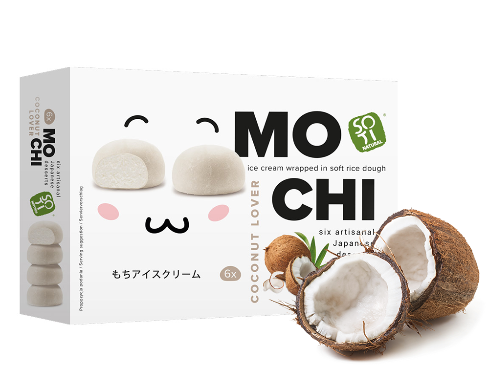 SOTI NATURAL Mochi o smaku kokosowym coconut lover