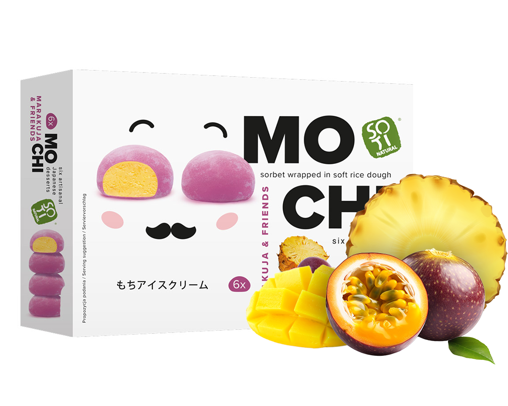 SOTI NATURAL Mochi o smaku marakuja & friends