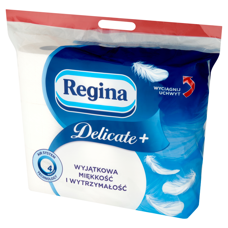 REGINA Delicate+ Papier toaletowy 4 warstwowy 9 rolek