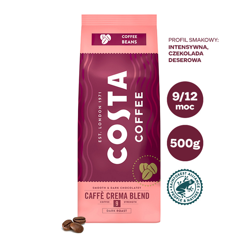 COSTA COFFEE Caffé Crema Blend Kawa ziarnista