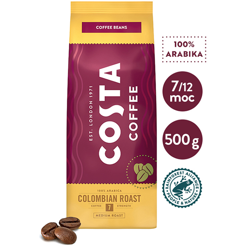 COSTA COFFEE Colombian Roast Medium Roast Kawa ziarnista frisco.pl