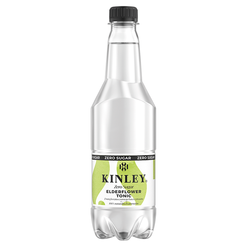 KINLEY Napój gazowany o smaku Elderflower Zero