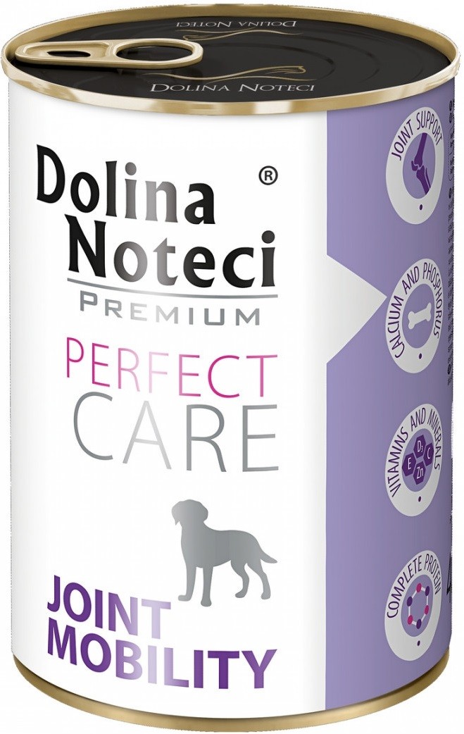 DOLINA NOTECI Premium Perfect Care Mokry pokarm dla dorosłych psów wszystkich ras z problemami kostnymi i stawów - Joint Mobility puszka