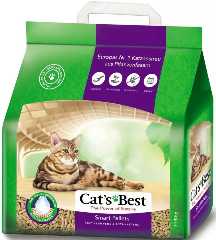 CAT'S BEST Smart Pellets Żwirek drewniany zbrylający 10L/5kg