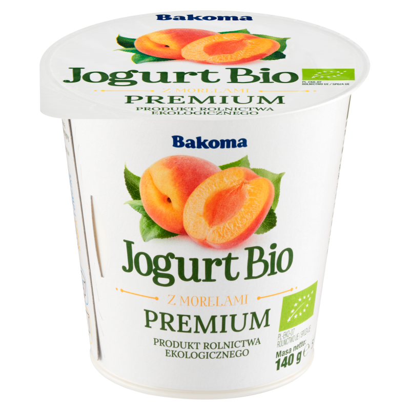 BAKOMA Jogurt z morelami BIO frisco.pl