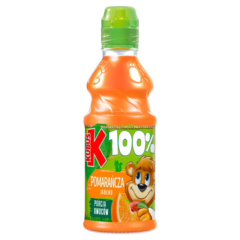 KUBUŚ GO! Sok 100% pomarańcza jabłko