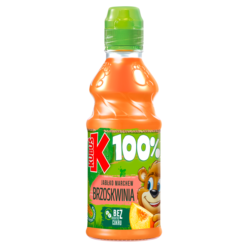 KUBUŚ GO! Sok 100% jabłko marchew brzoskwinia