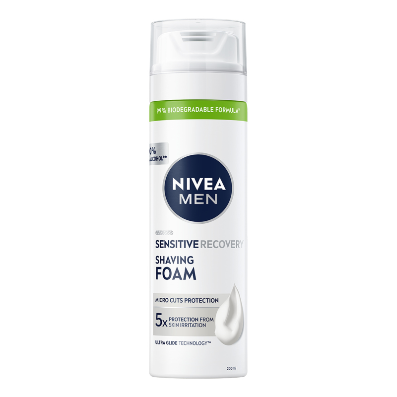 NIVEA SENSITIVE RECOVERY Łagodząca pianka do golenia
