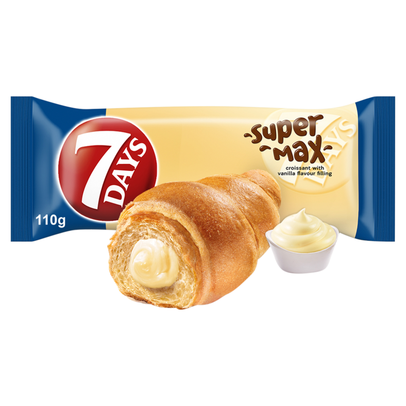 7 DAYS Max Croissant z nadzieniem o smaku waniliowym