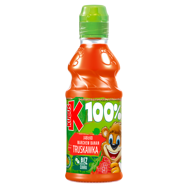 KUBUŚ GO! Sok 100% jabłko marchew banan truskawka
