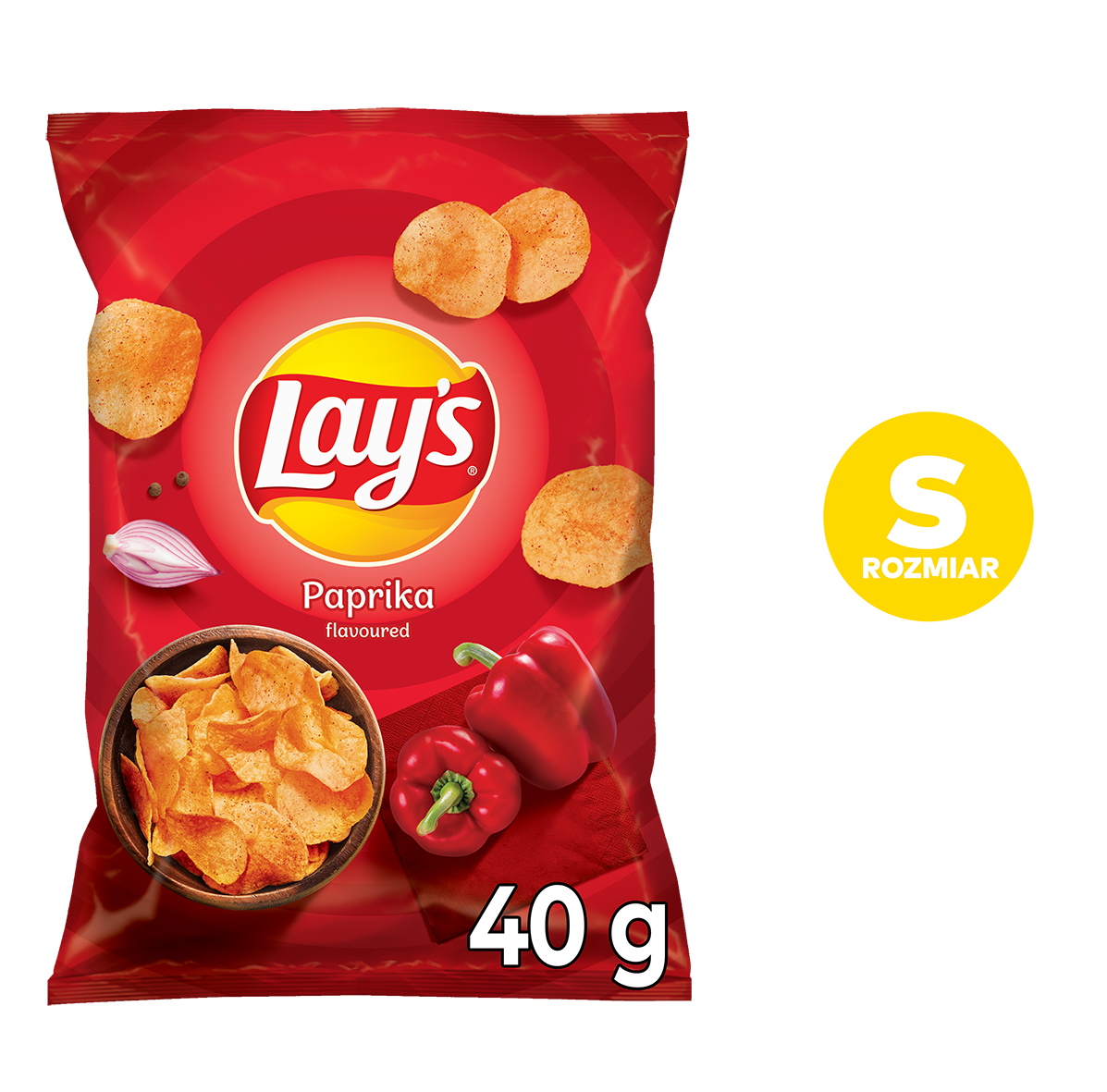 LAY'S Chipsy ziemniaczane o smaku papryki