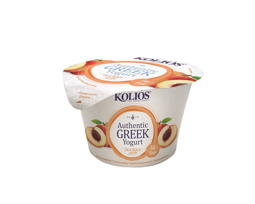 KOLIOS Jogurt grecki z brzoskwinią