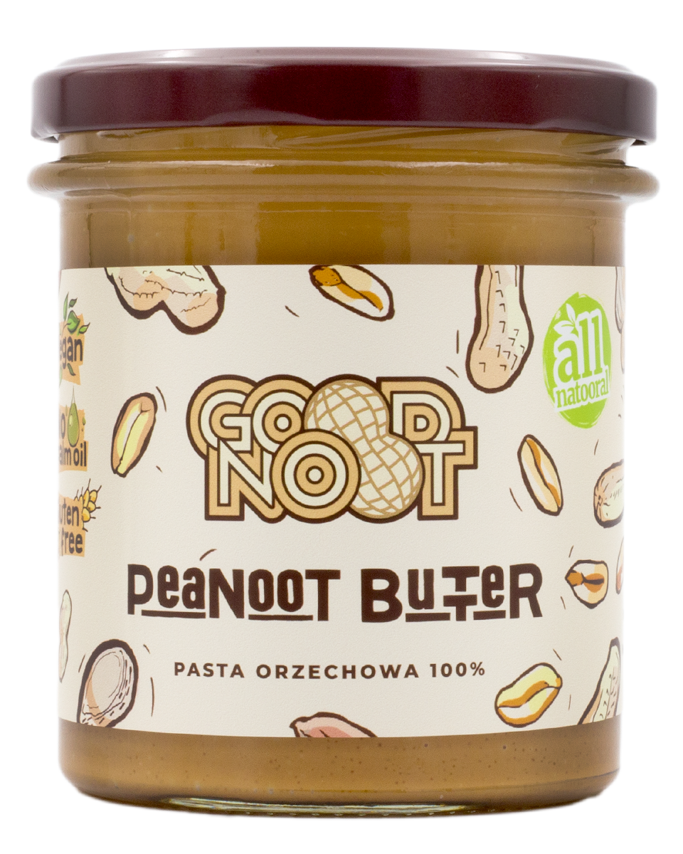 GOOD NOOT Pasta orzechowa 100% PEANOOT BUTTER