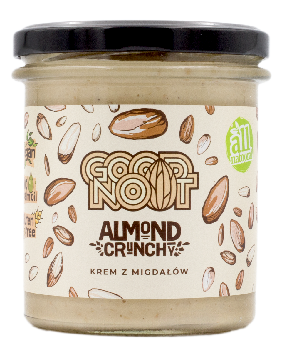 GOOD NOOT Krem z migdałów Almond Crunchy