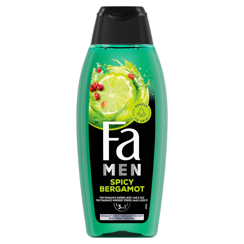 FA Men Żel pod prysznic 2 w 1 Spicy Bergamot o zapachy ostrej bergamtoki