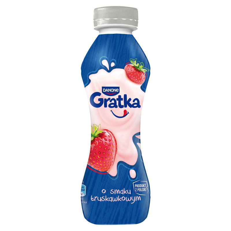 DANONE Gratka Produkt mleczny o smaku truskawkowym frisco.pl