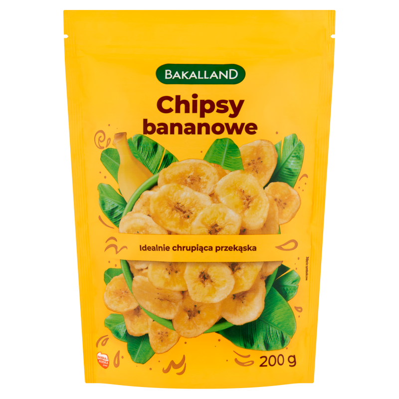 BAKALLAND Chipsy bananowe