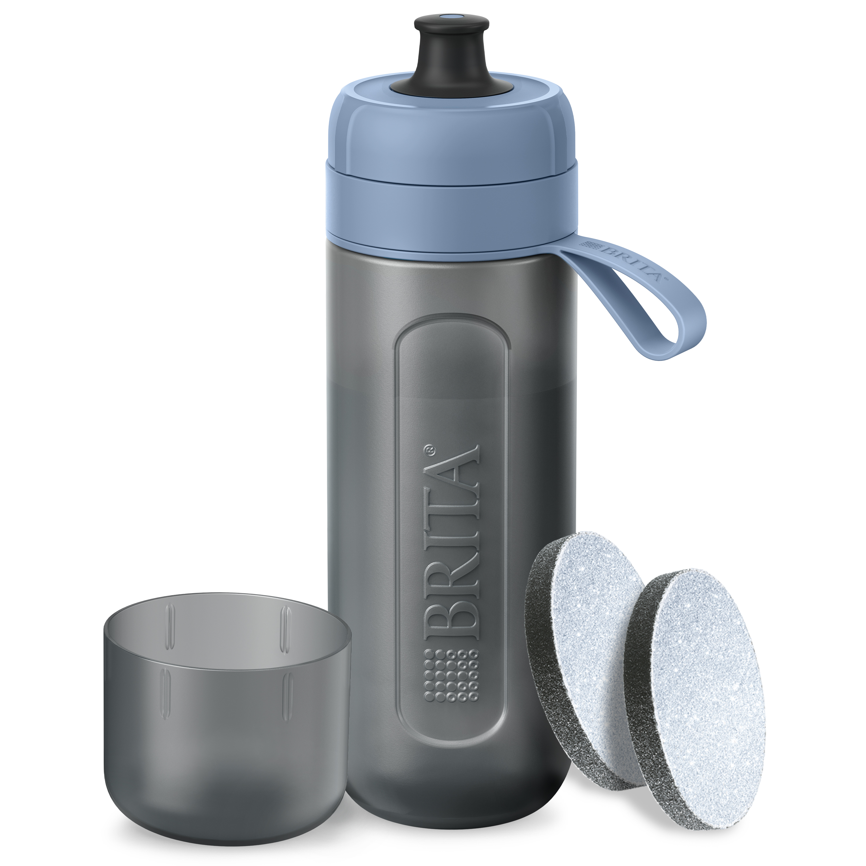 BRITA Butelka filtrująca BRITA Active Pastelowy błękit + 2 dyski