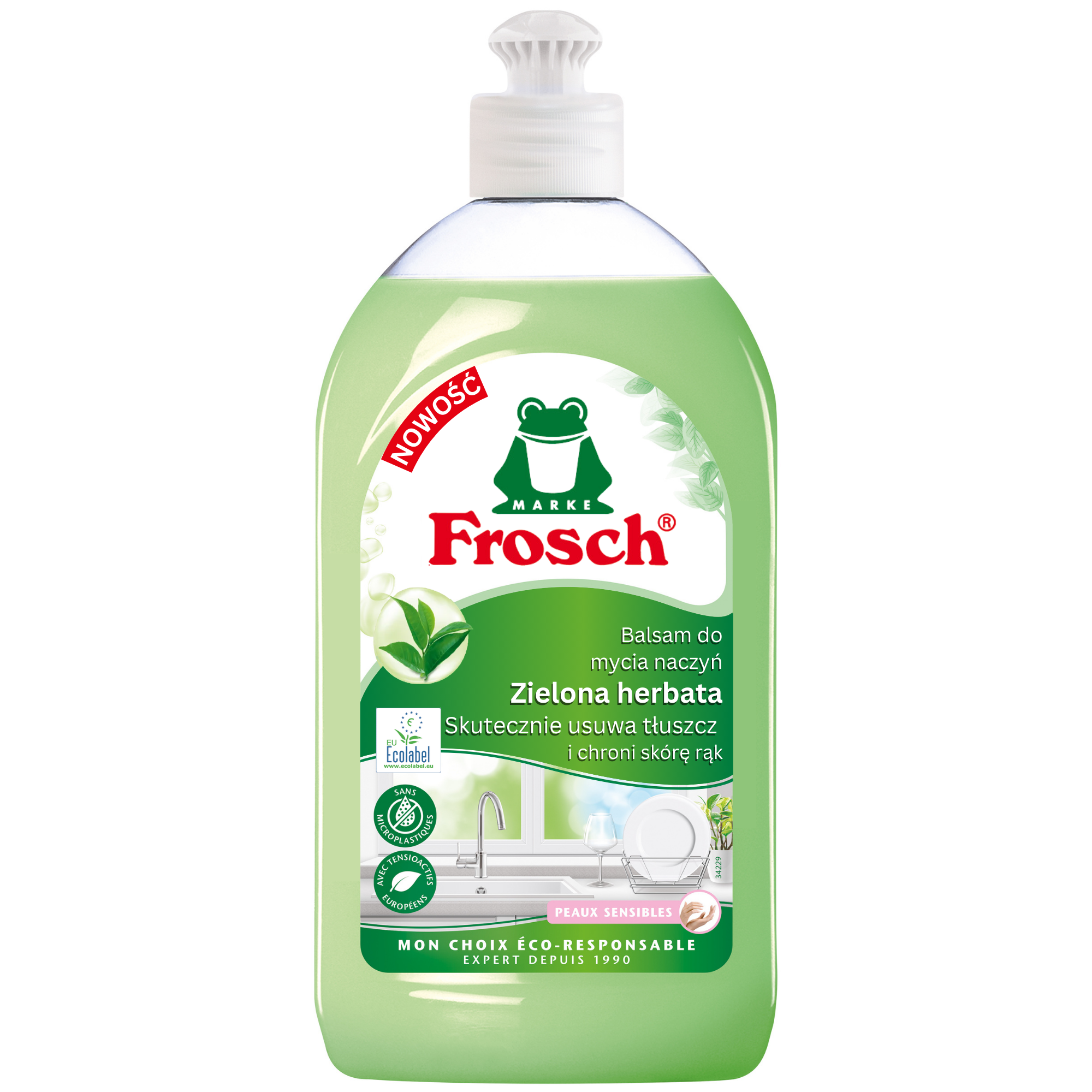 FROSCH Balsam do mycia naczyń Zielona herbata