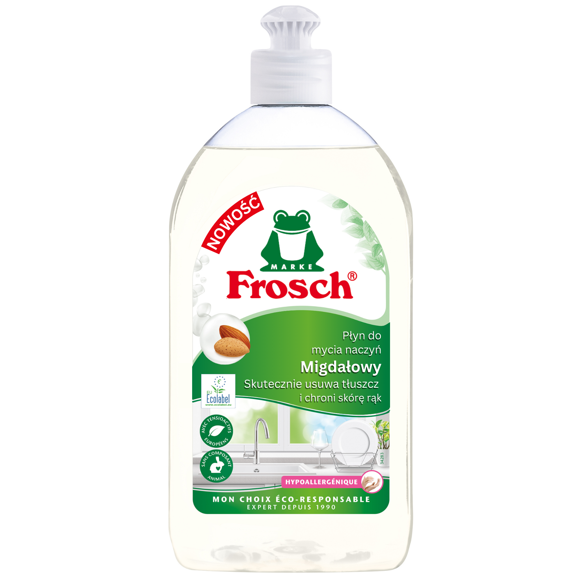 FROSCH Migdałowy płyn do mycia naczyń