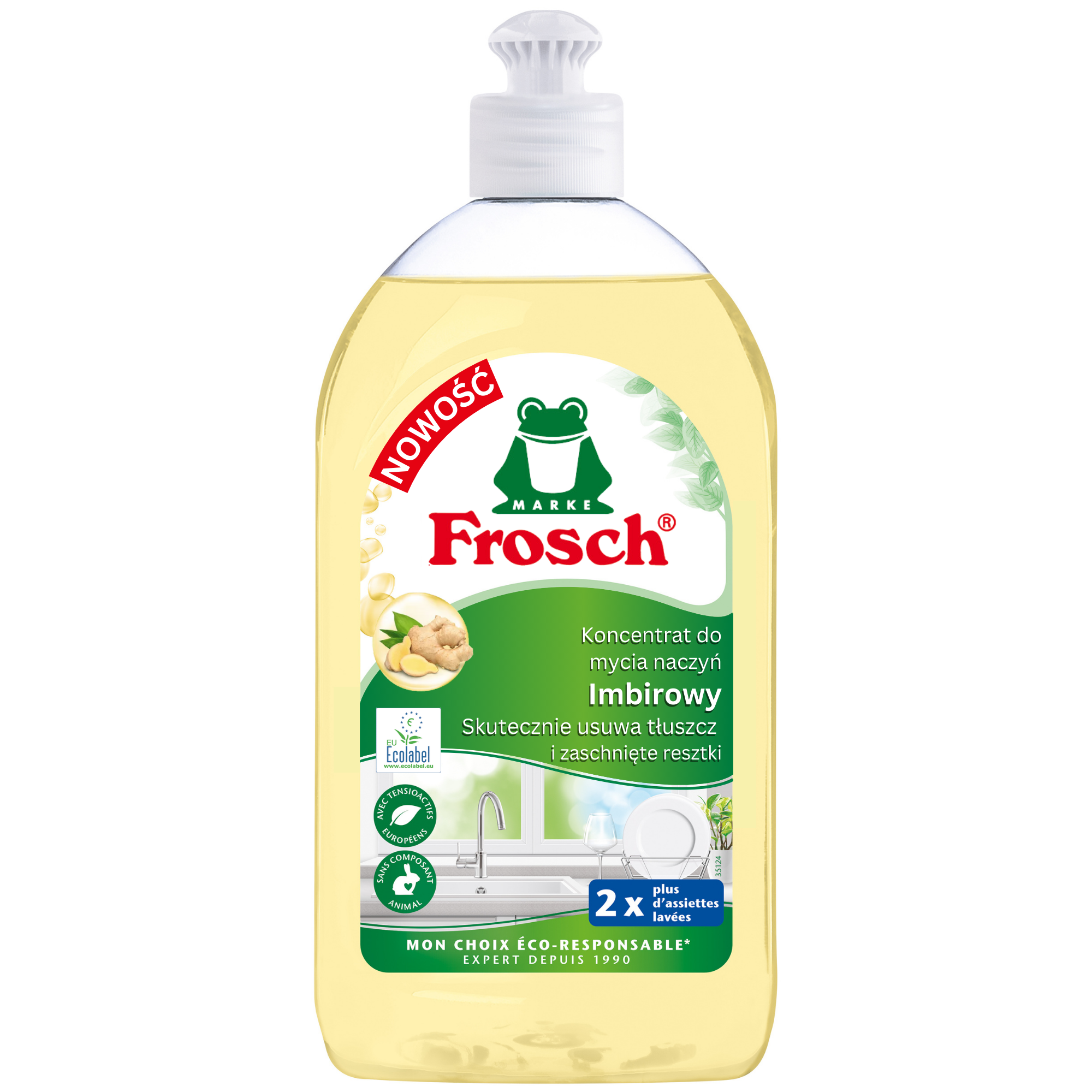 FROSCH Imbirowy koncentrat do mycia naczyń