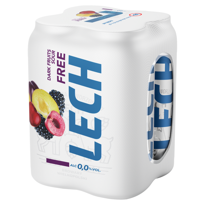 LECH Free DARK FRUIT SOUR Piwo bezalkoholowe 4x500ml (puszka)