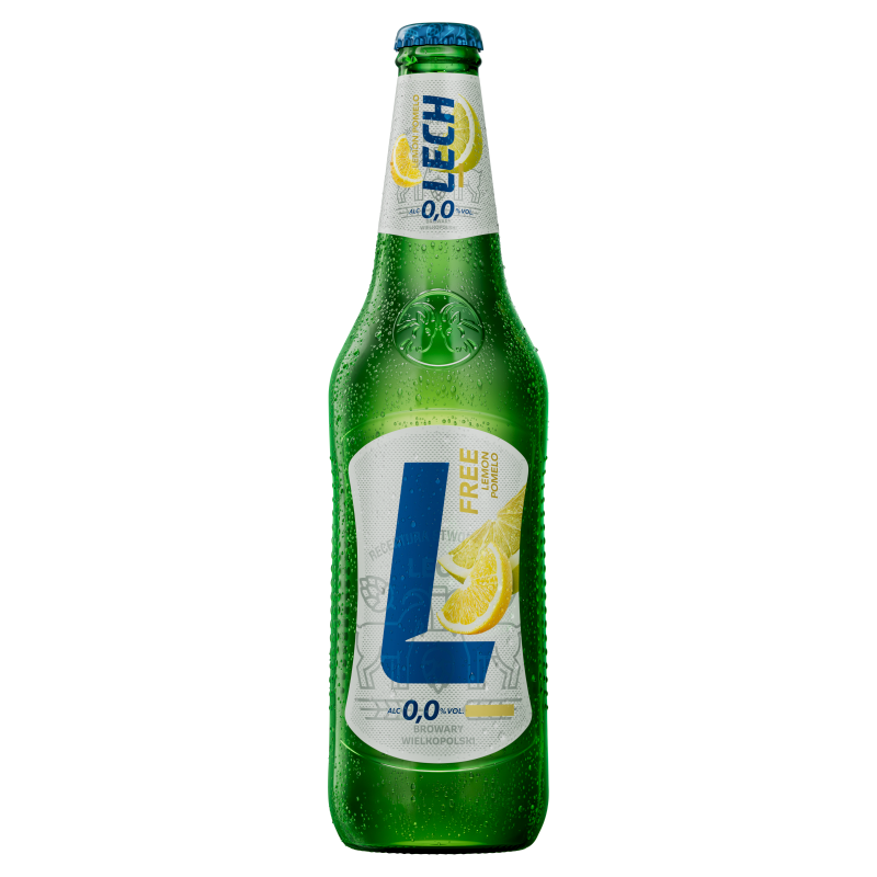 LECH FREE Yuzu i pomelo Piwo bezalkoholowe (cena zawiera 1 zł kaucji za butelkę)