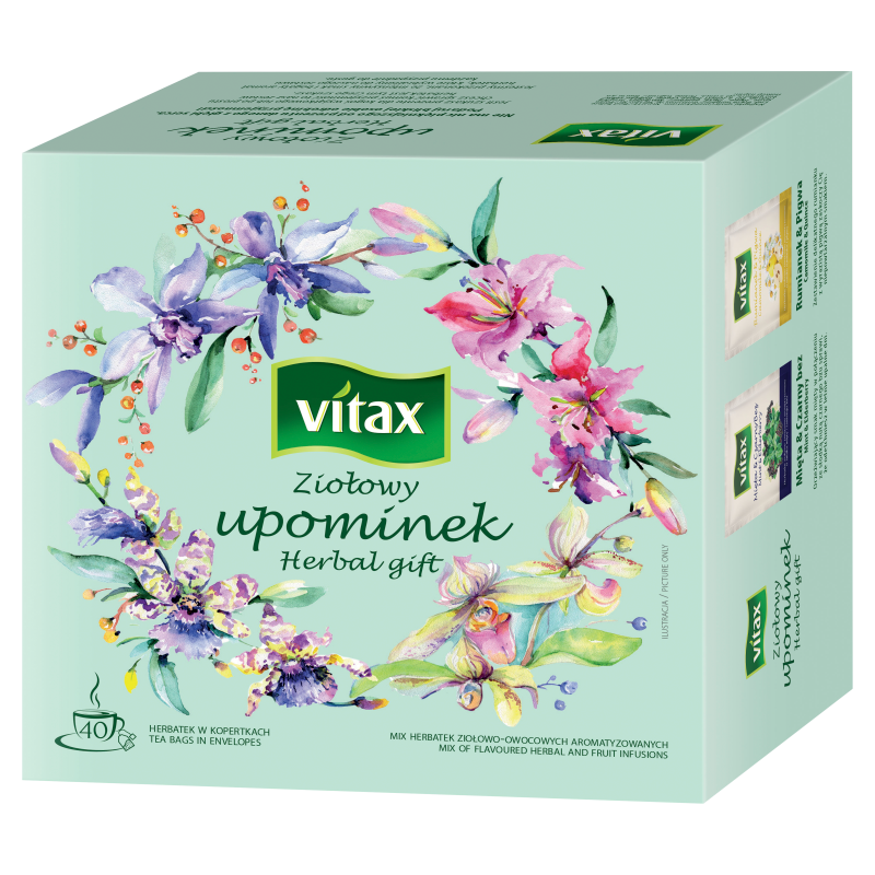 VITAX Ziołowy Upominek Mix herbat ziołowo-owocowych 40 torebek (saszetki)