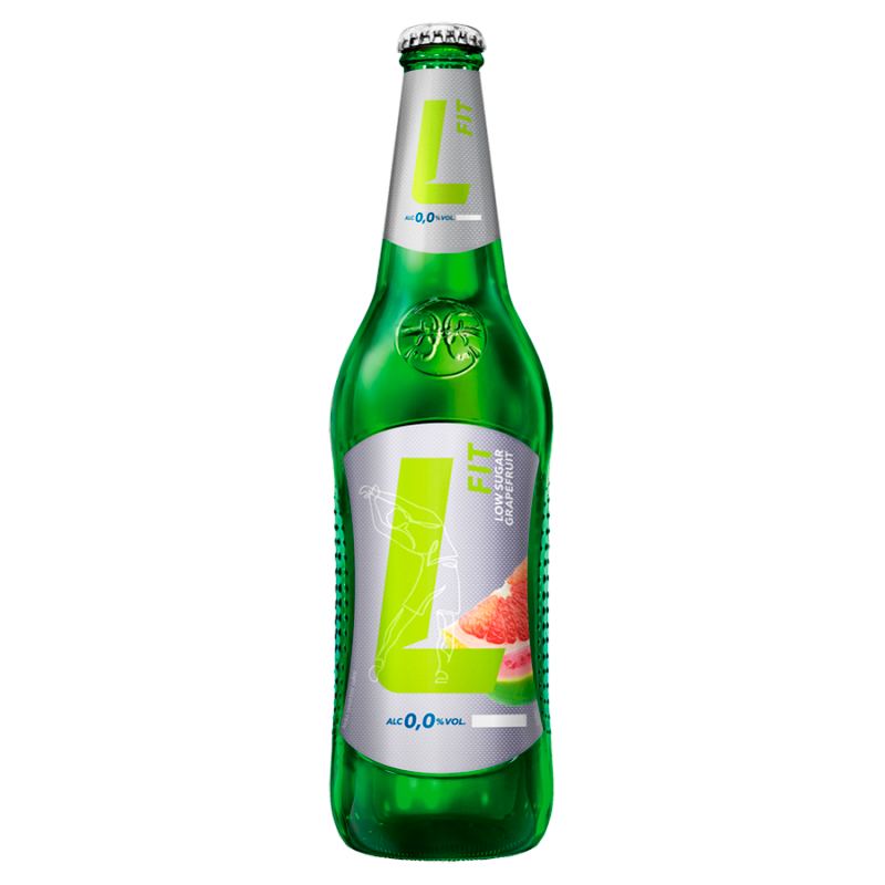 LECH ZERO Fit low sugar grapefruit Piwo bezalkoholowe (cena zawiera 1 zł kaucji za butelkę)