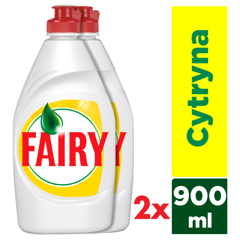 FAIRY Płyn do mycia naczyń Lemon 2x900ml