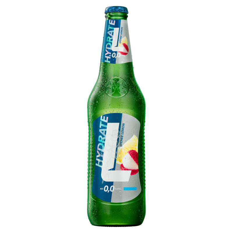 LECH Free ACTIVE Hydrate LICZI I CYTRYNA Piwo bezalkoholowe (cena zawiera 1 zł kaucji za butelkę)