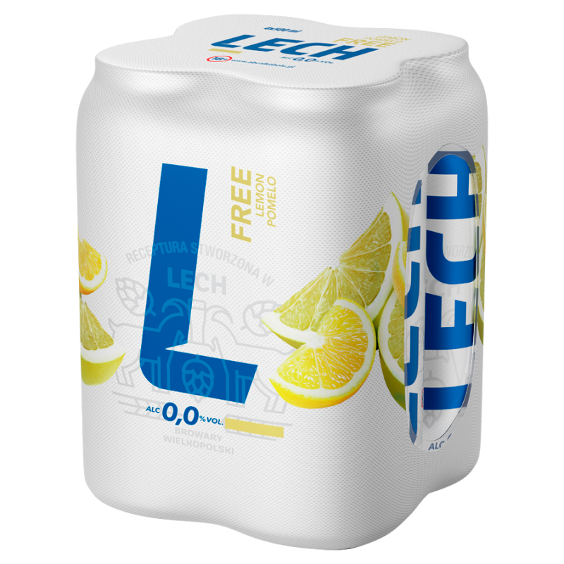 LECH FREE Yuzu i Pomelo Piwo 4x500 ml (puszka)