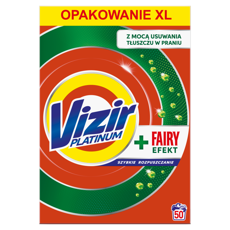 VIZIR PLATINUM Proszek do prania Fairy Effect 50 prań