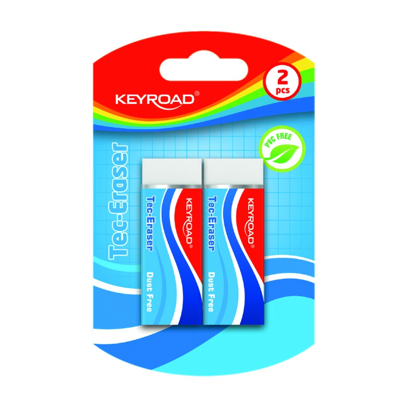 KEYROAD Gumka do ścierania Tec-Eraser blister 2szt.
