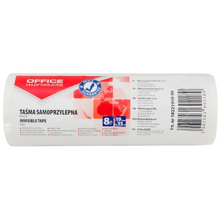 OFFICE PRODUCTS Taśma biurowa 8szt. matowa