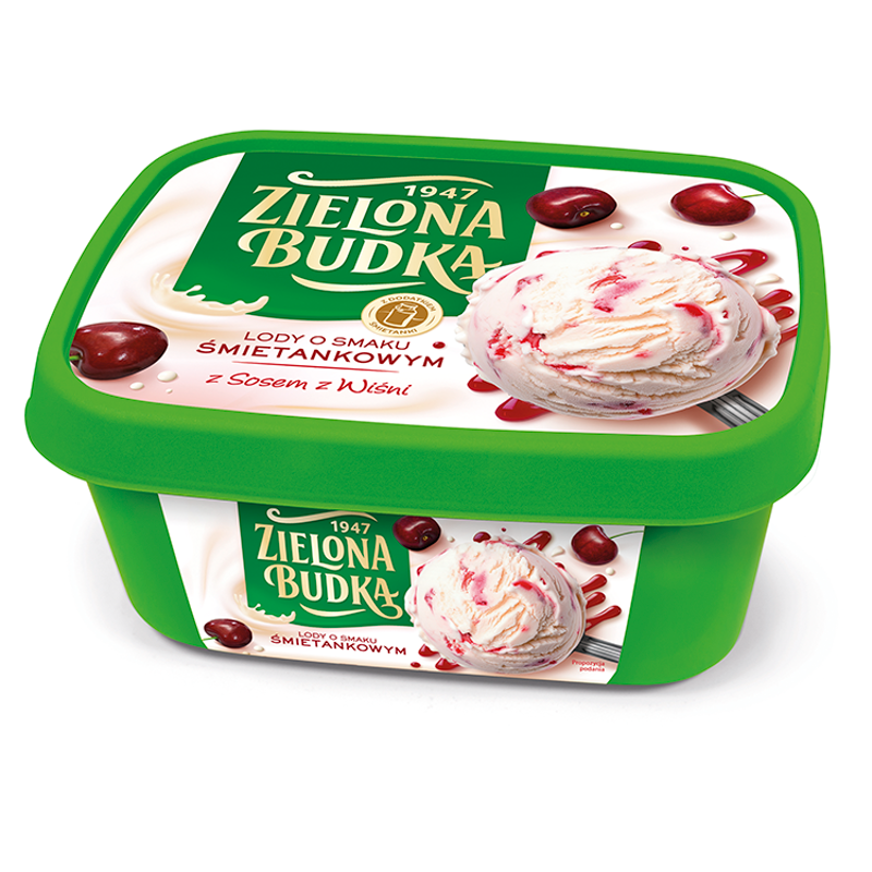 ZIELONA BUDKA Smak Śmietankowy z sosem z wiśni frisco.pl