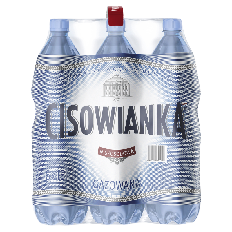 CISOWIANKA Naturalna woda mineralna gazowana