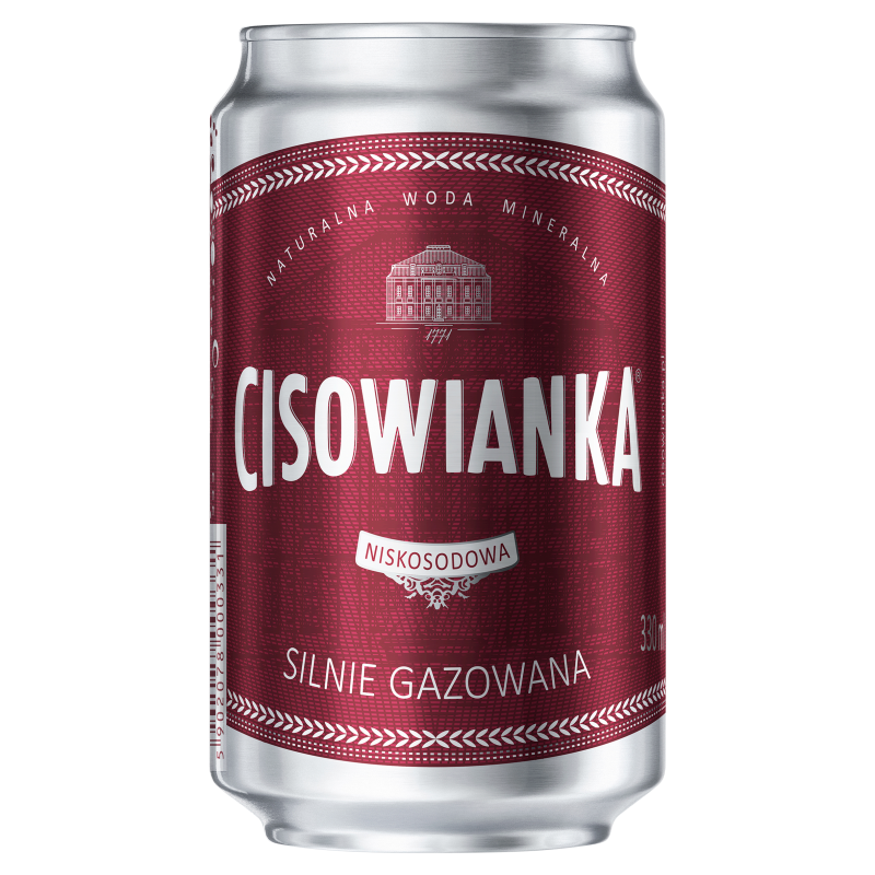 CISOWIANKA Naturalna woda mineralna silnie gazowana - puszka frisco.pl