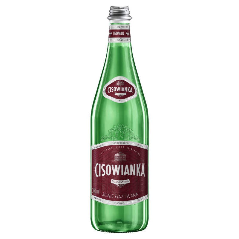 CISOWIANKA Naturalna woda mineralna silnie gazowana (szkło)